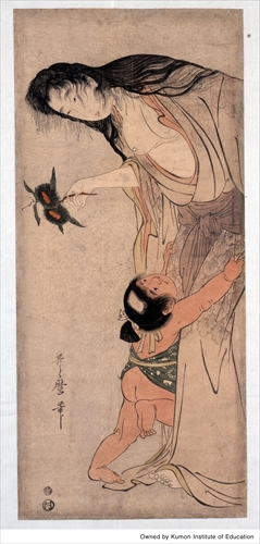 歌多川哥麿 山姥と金太郎 復刻版浮世絵、版画 | ymedical.jp